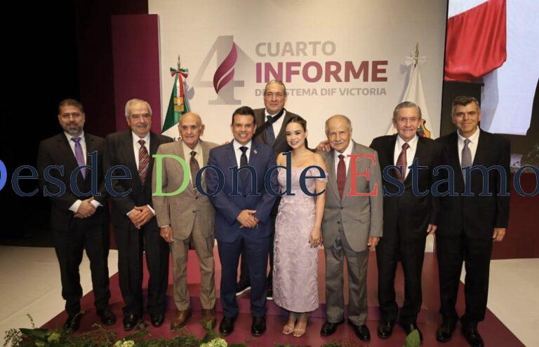 Asisten ex alcaldes y ex presidentas del DIF a informe de Lucy de Gattás