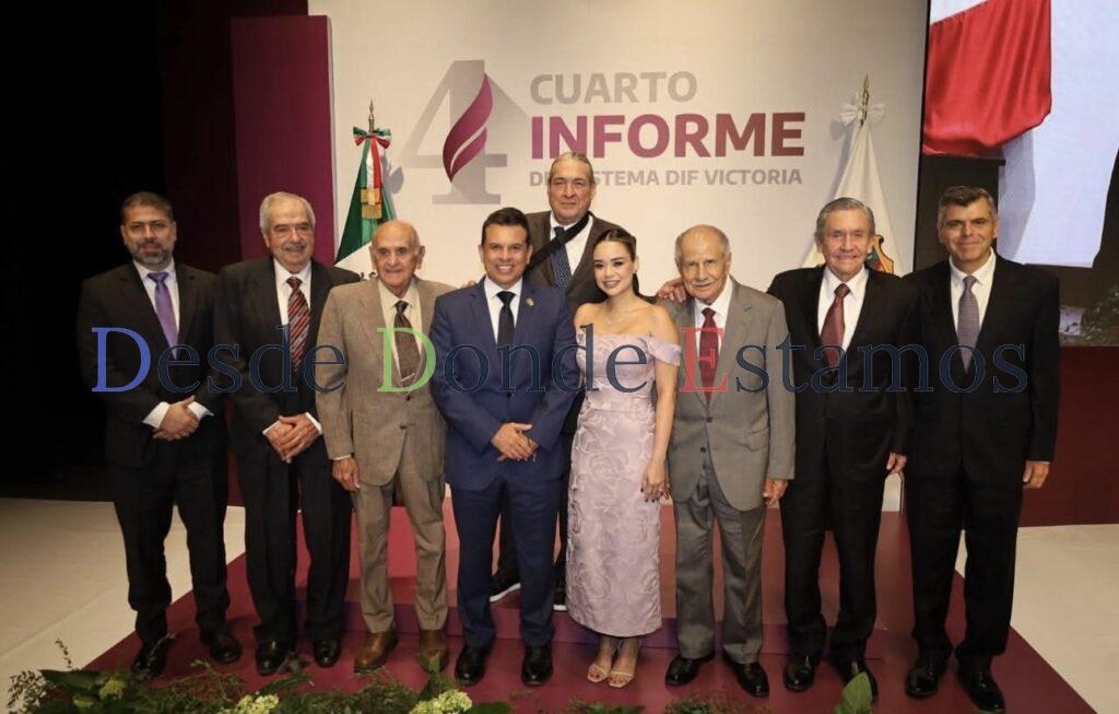 Asisten ex alcaldes y ex presidentas del DIF a informe de Lucy de Gattás