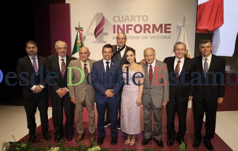 Asisten ex alcaldes y ex presidentas del DIF a informe de Lucy de Gattás