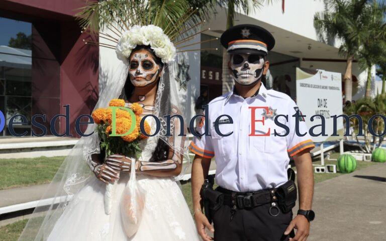 Celebra SSPT el Día de Muertos con concurso de catrinas y catrines