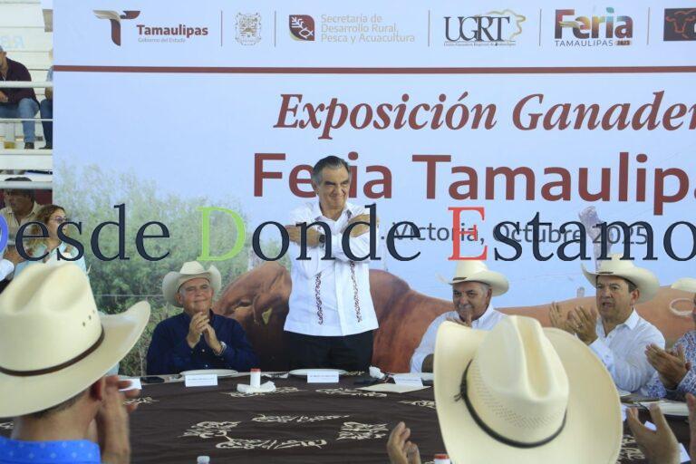 Inaugura Américo exposición ganadera en Feria Tamaulipas 2025