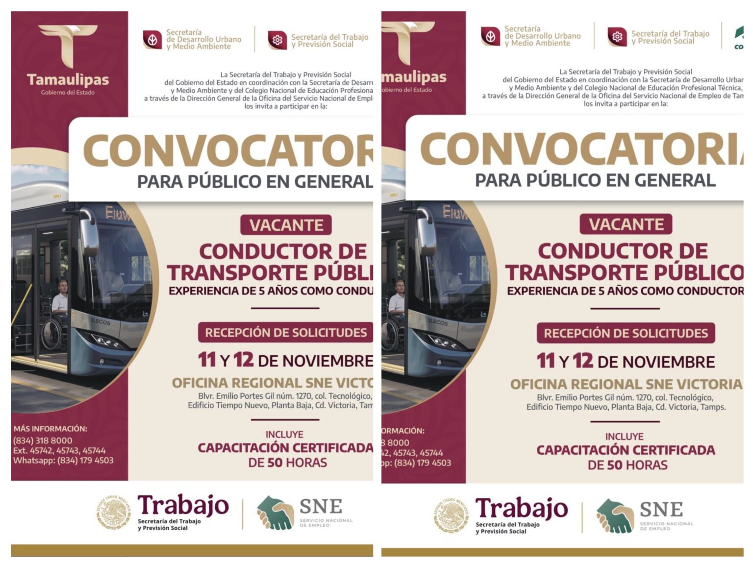 Busca STPS operadores de camiones de transporte público