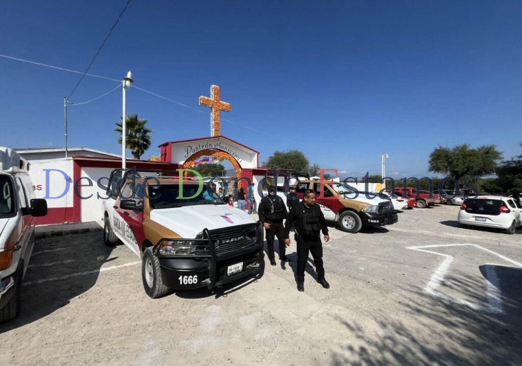 Despliega SSPT operativo de seguridad por Día de Muertos