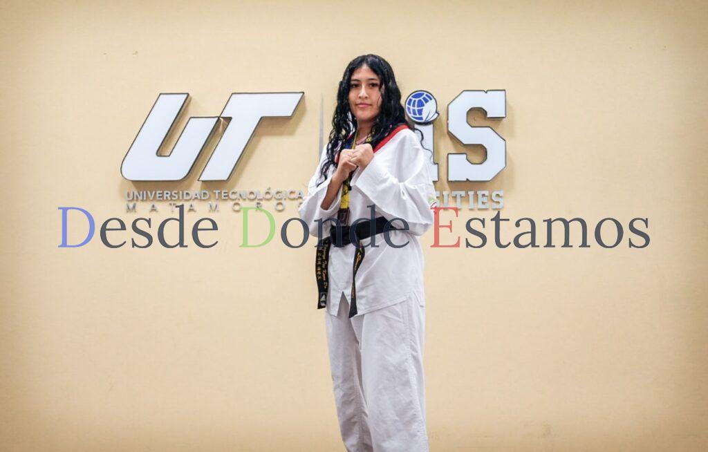 Conquista estudiante de la UTM triple oro en Torneo Preuniversitario de Taekwondo