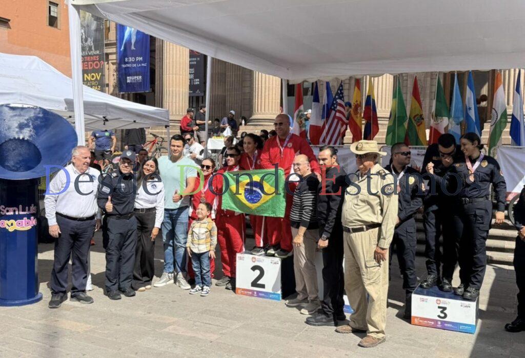 Reconocen talento de policías y bomberos en los XII Juegos Latinoamericanos