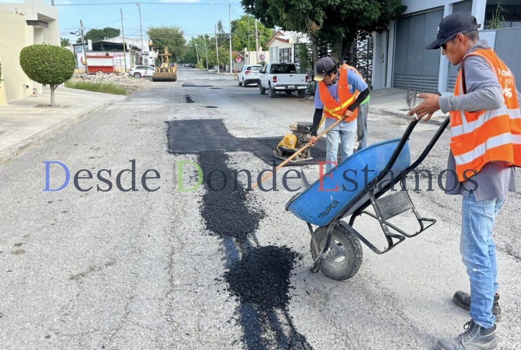Aplica Municipio plan de bacheo en fin de semana