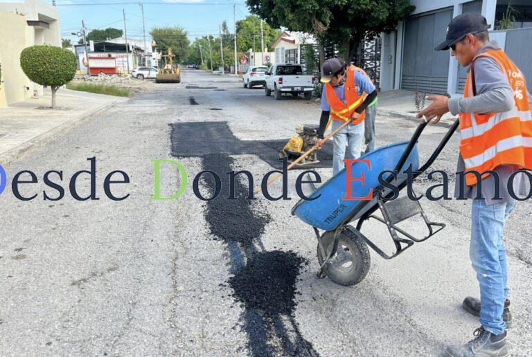 Aplica Municipio plan de bacheo en fin de semana