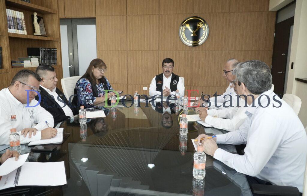 Evalúa rector avances institucionales de la UAT