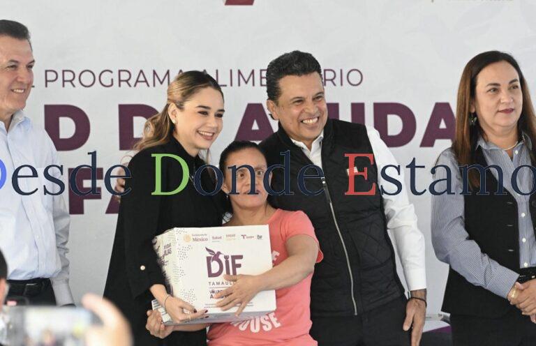 Inicia DIF Victoria cuarta entrega de apoyos alimentarios