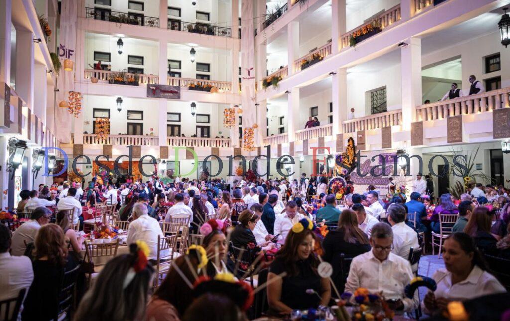 Gobierno y DIF Tamaulipas realizan cena con causa