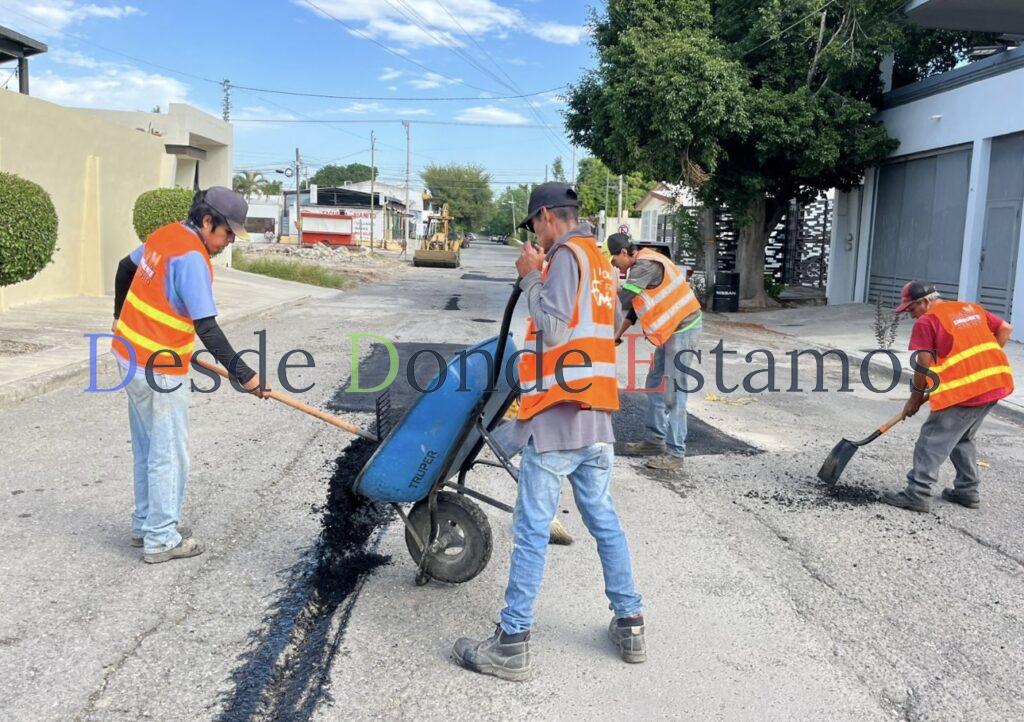 Aplica Municipio plan de bacheo en fin de semana