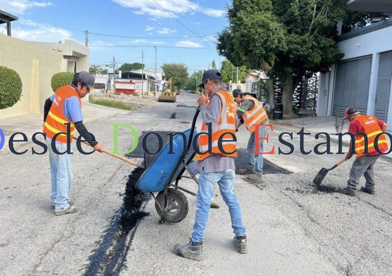 Aplica Municipio plan de bacheo en fin de semana