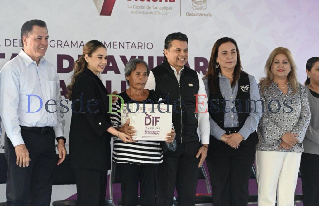 Inicia DIF Victoria cuarta entrega de apoyos alimentarios