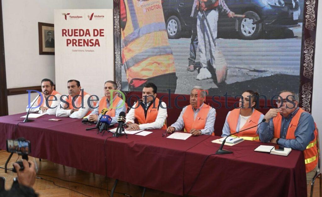 Registra Plan Emergente de Bacheo gran avance en calles de Victoria