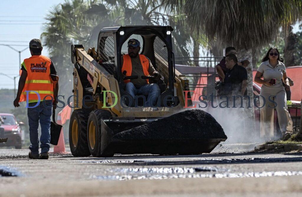 Bachea y recupera Municipio movilidad de calle 19 Mier y Terán