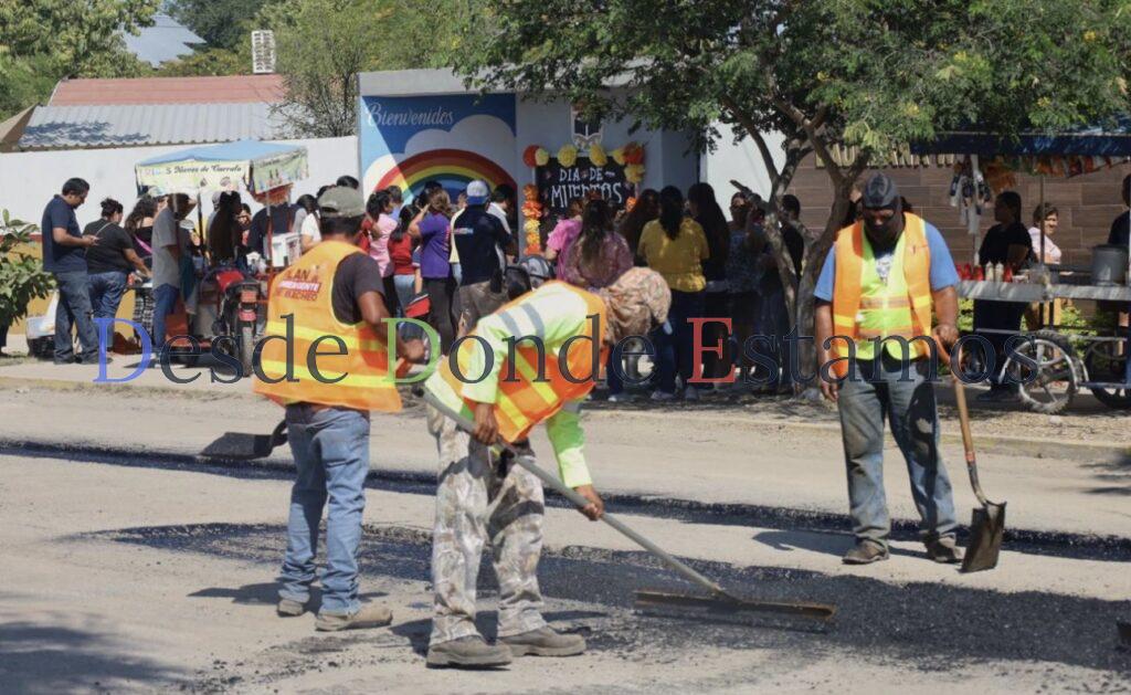 Llega plan emergente de bacheo a la Av. Carlos Adrián Avilés
