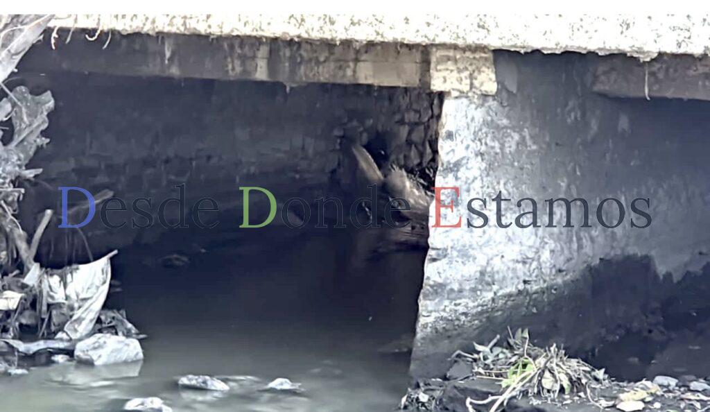 Atienden posible riesgo ambiental en El Mante por fuga en drenaje