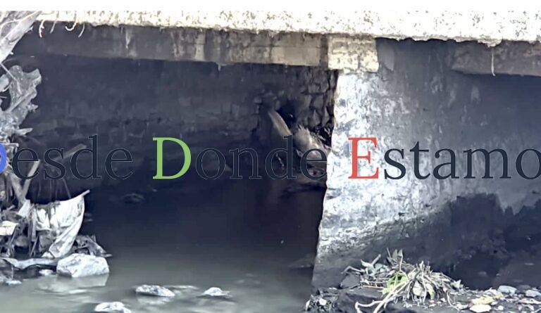 Atienden posible riesgo ambiental en El Mante por fuga en drenaje