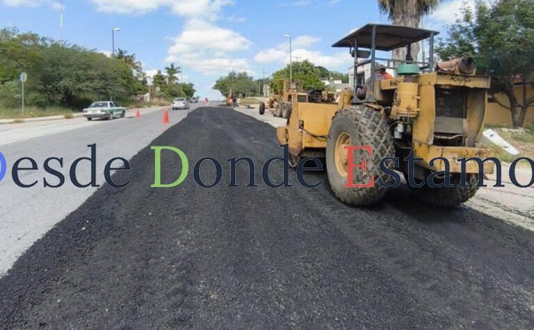 Repara Municipio 1,850 m2 más de carpeta asfáltica