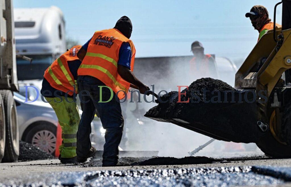 Llega plan emergente de bacheo a la Av. Carlos Adrián Avilés