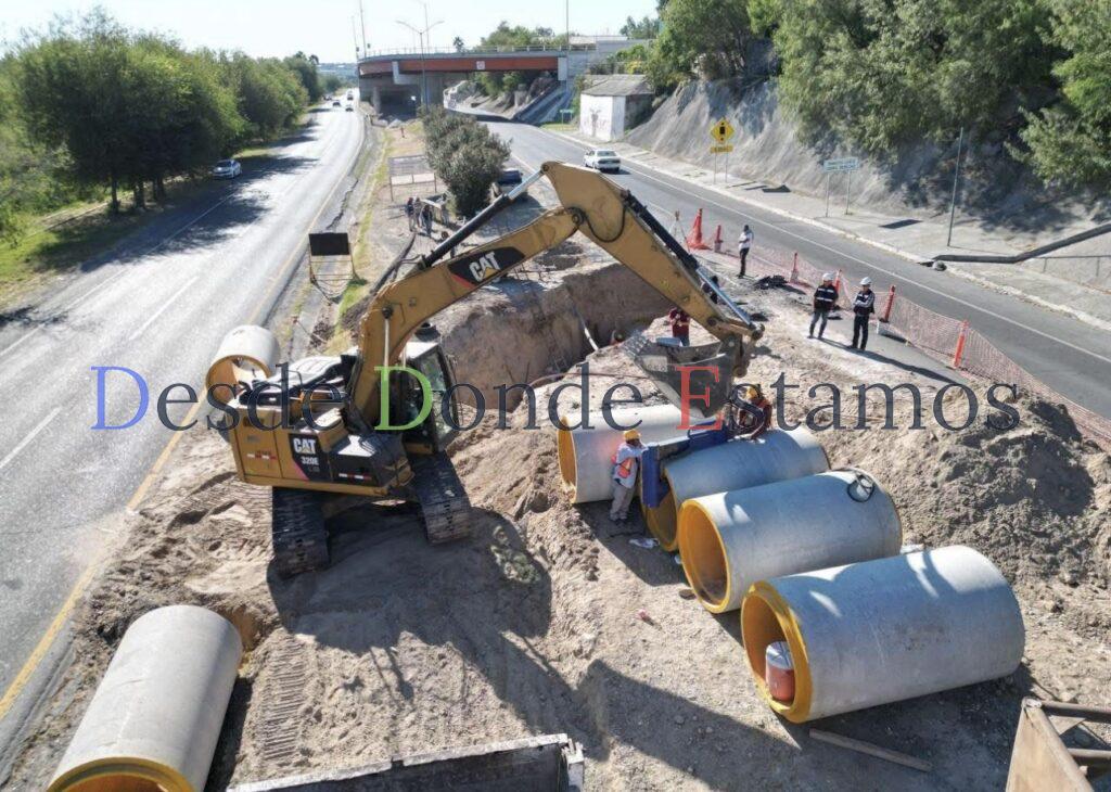 Avanza rehabilitación de colector Ribereño