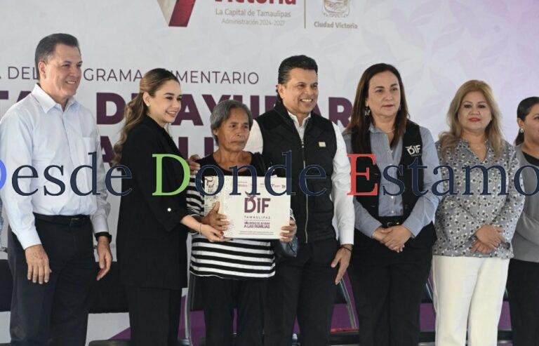 Inicia DIF Victoria cuarta entrega de apoyos alimentarios