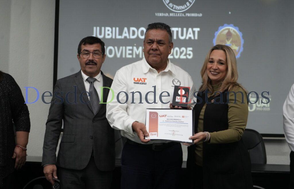 Preside rector homenaje al personal jubilado del SUTUAT