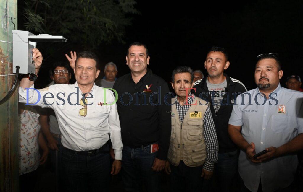 Instala Municipio moderno alumbrado público en Tamatán y San Marcos 2