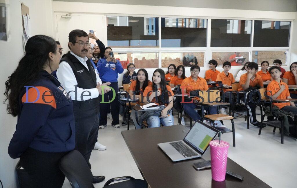 Constató rector logros y avances académicos de la Prepa 3 UAT