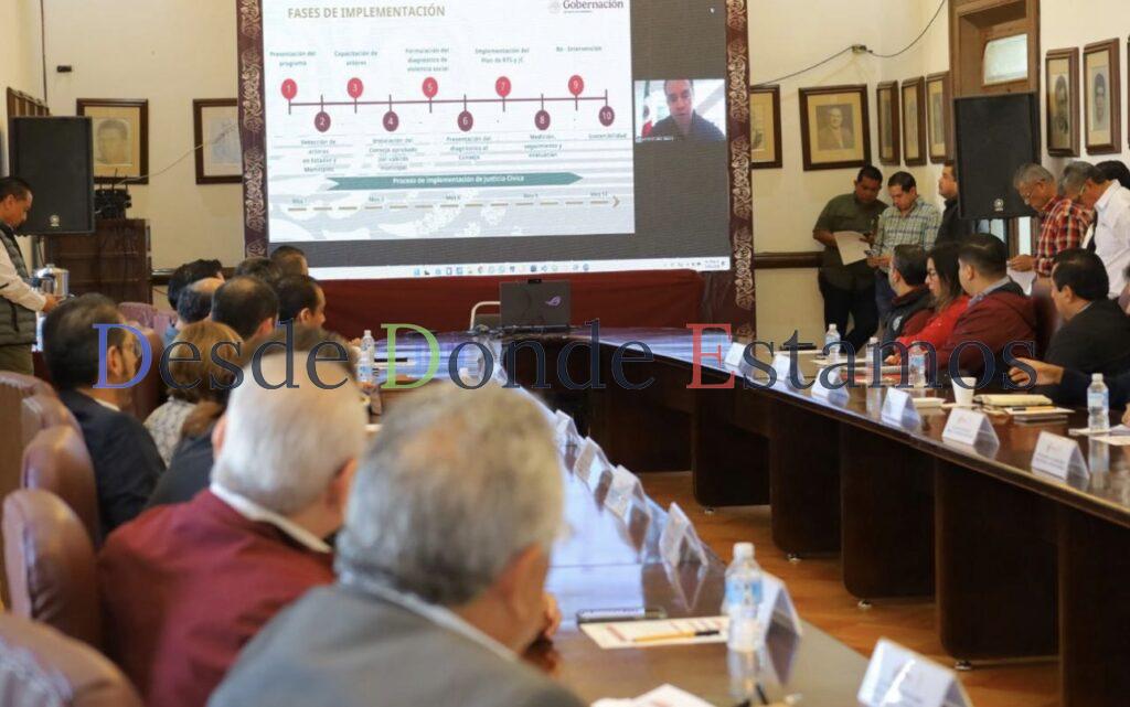 Se suma Victoria a integración de Comités de Paz y Justicia Cívica