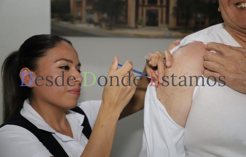 Exhorta Salud a vacunarse contra COVID e influenza