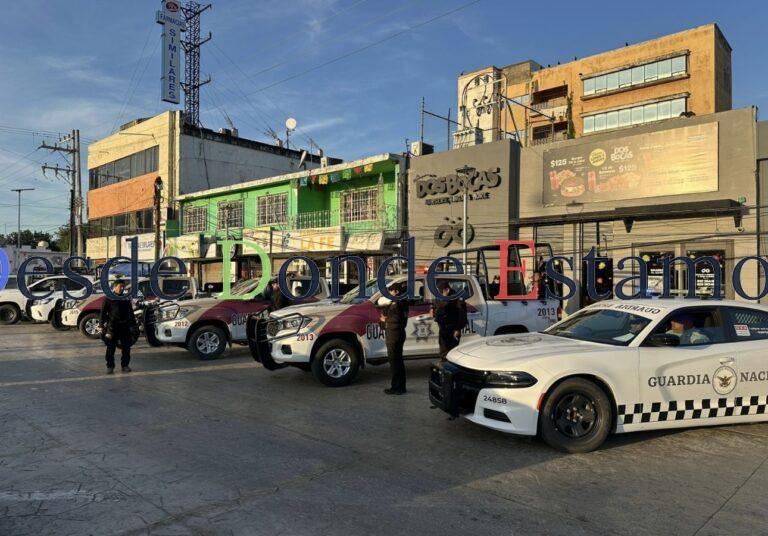 Presente Guardia Estatal en arranque de El Buen Fin 2025 en la zona sur