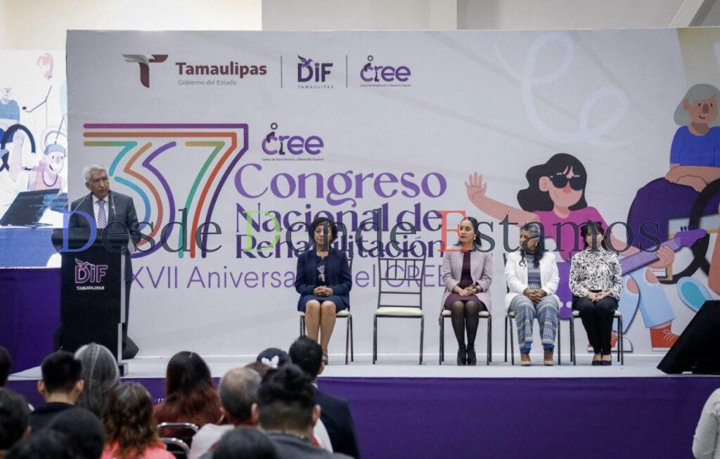 Celebran el 37° Congreso Nacional de Rehabilitación del DIF Tamaulipas