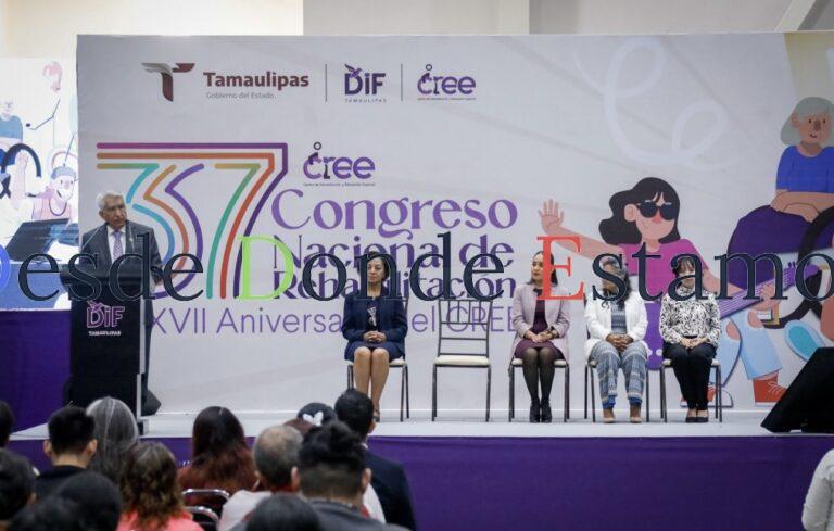 Celebran el 37° Congreso Nacional de Rehabilitación del DIF Tamaulipas