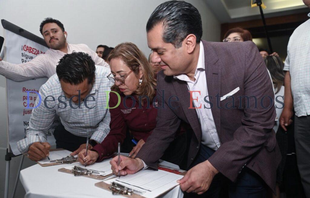 Recolectan firmar para solicitar justicia en caso Cabeza de Vaca