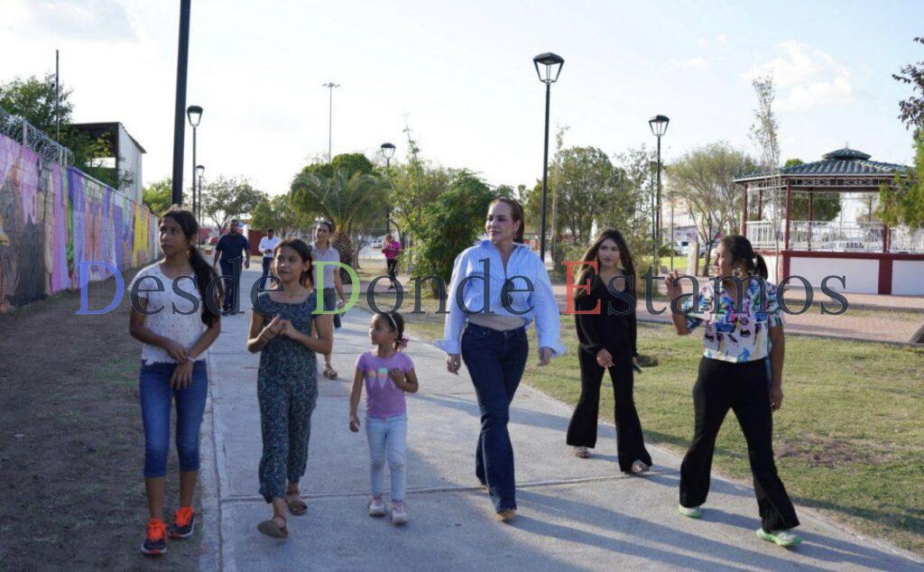 Invita Carmen Lilia a inauguración de la Plaza de la Mujer