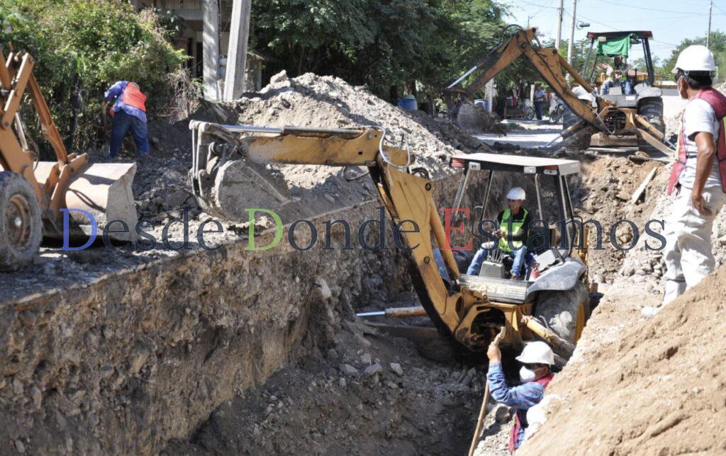 Supervisa SRHDS avances en la rehabilitación del drenaje en el municipio de González