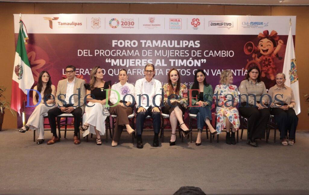 Participa STPS en Foro Tamaulipas del Programa Mujeres de Cambio “Mujeres al Timón”