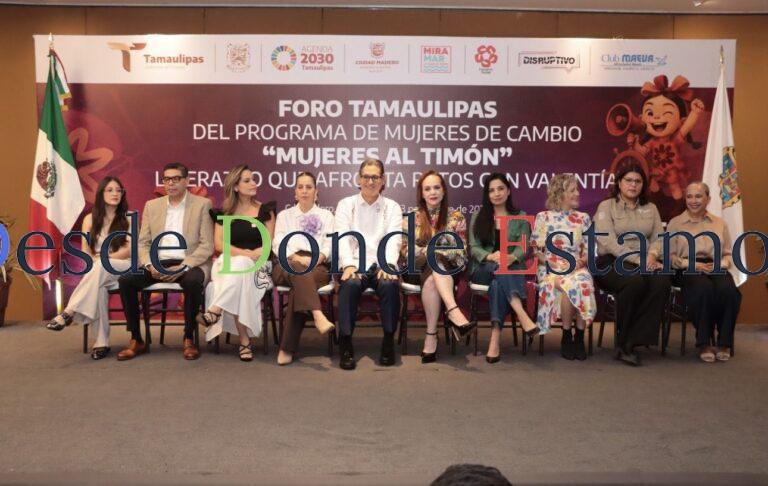 Participa STPS en Foro Tamaulipas del Programa Mujeres de Cambio “Mujeres al Timón”