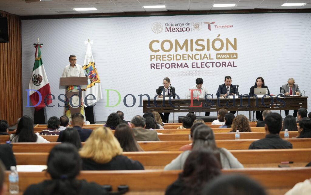 Suma Tamaulipas más de 3 mil propuestas para la reforma electoral