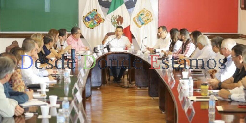 Sostiene Gattás reunión con gabinete; revisan plan de trabajo