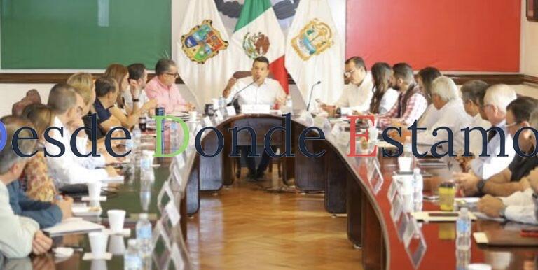Sostiene Gattás reunión con gabinete; revisan plan de trabajo