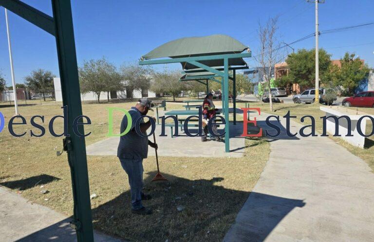 Mantienen limpieza y rescate de áreas verdes