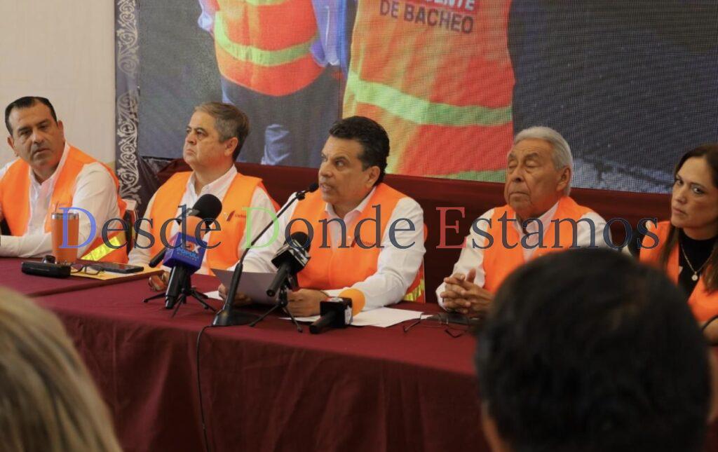 Se destinará en 2026 inversión mensual para plan de bacheo