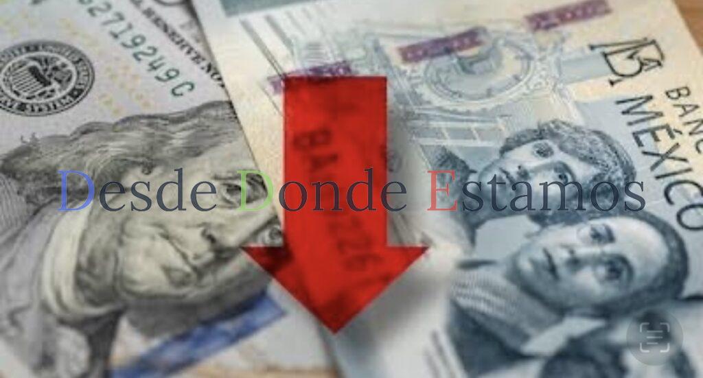 Desciende captación de divisas cuatro porciento