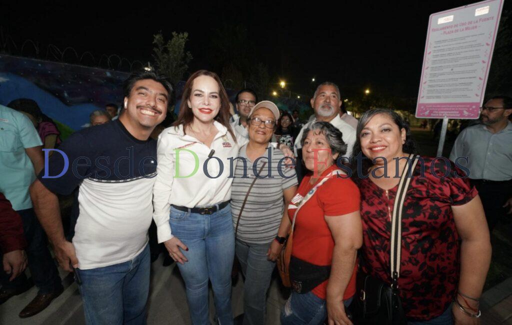 Ciudadanía reconoce la renovación de la Plaza de la Mujer como espacio digno y familiar