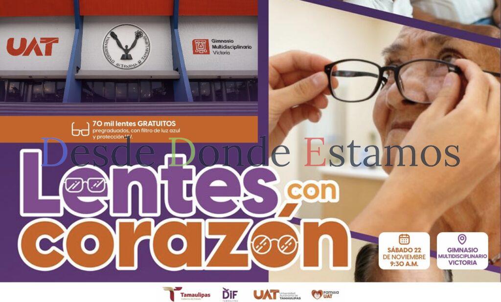 Anuncia la UAT jornada de entrega gratuita de 70 mil lentes