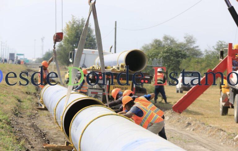 Avanza segunda línea del Acueducto “Guadalupe Victoria” en la capital de Tamaulipas