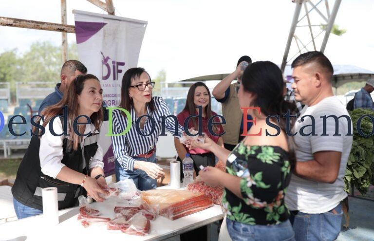 DIF acerca alimentos saludables a bajo costo a familias de San Fernando