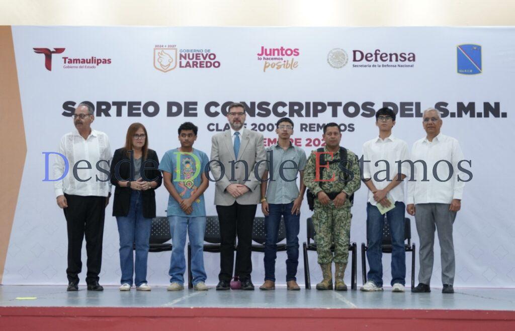 Realizan sorteo de conscriptos del Servicio Militar Nacional